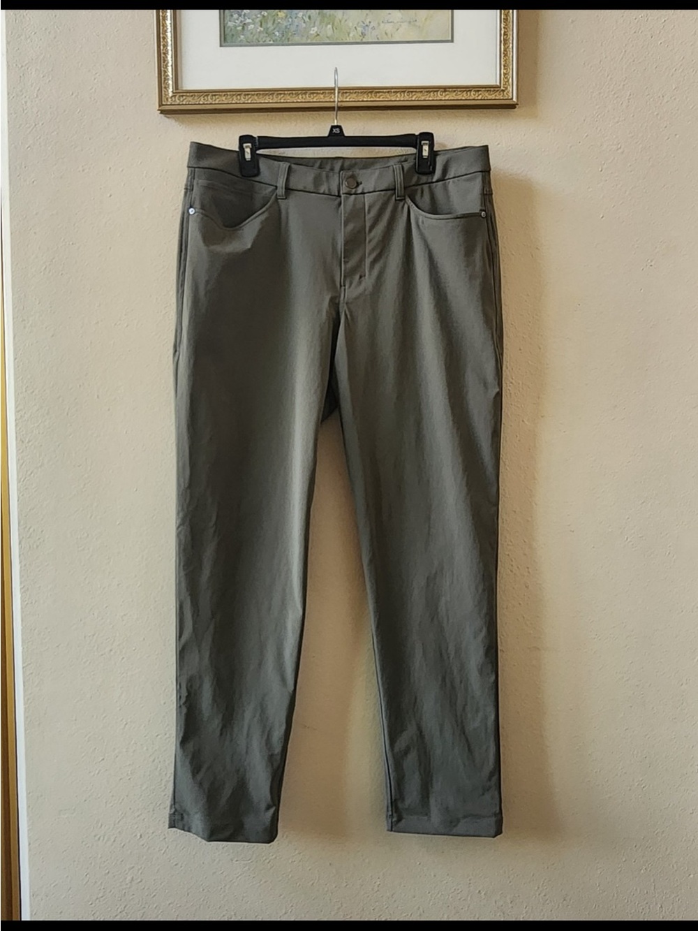 Lululemon ABC pants in khaki olive army green size 36